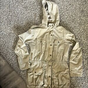 Talula Aritzia Utility Jacket Tan